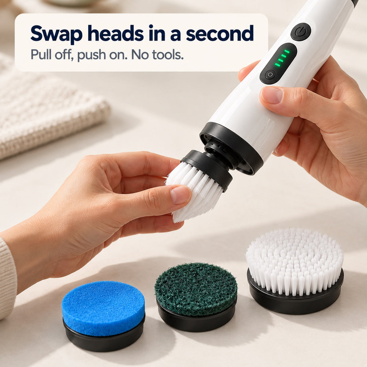 Cordless Electric Spin Scrubber