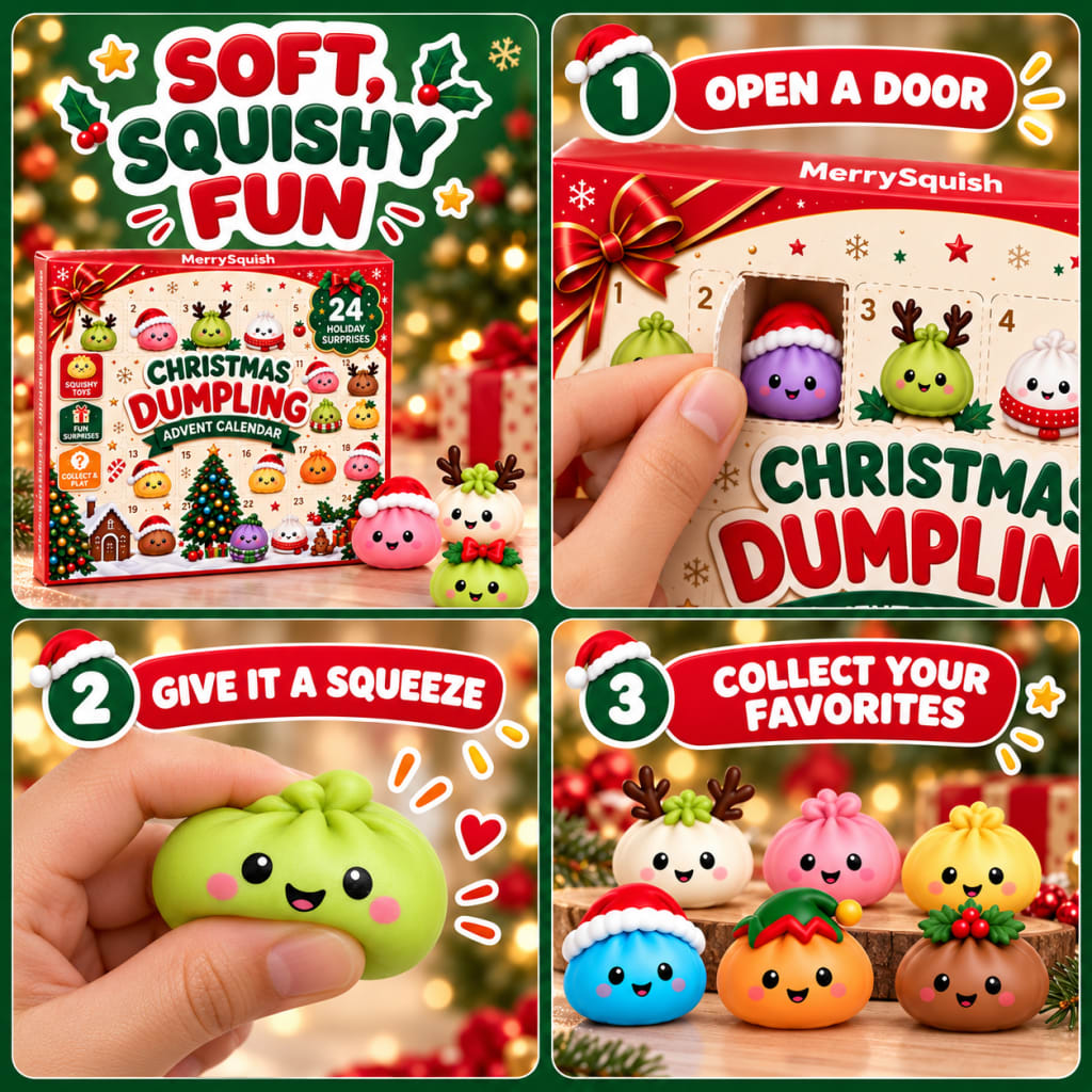 Dumpling Squishy Advent Calendar