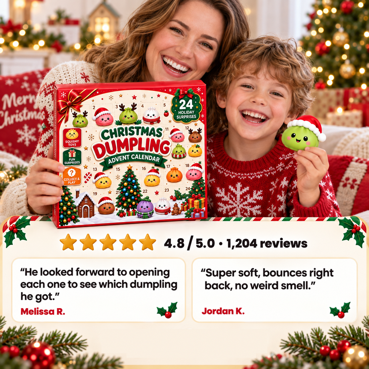 Dumpling Squishy Advent Calendar